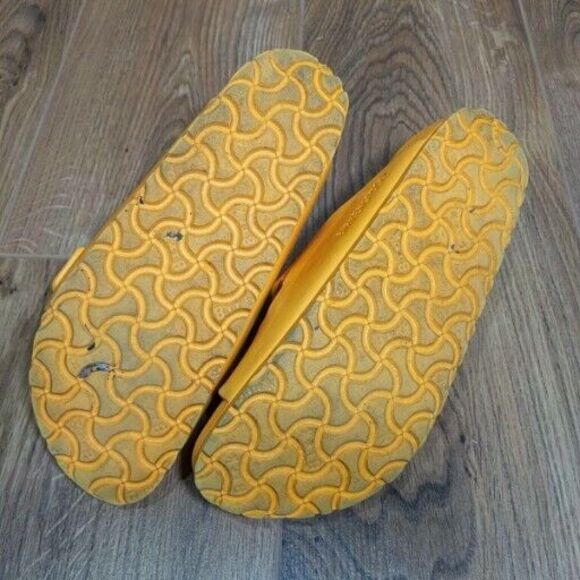 Birkenstock Arizona Orange EVA Double Buckle Strap Slide Sandals Size 36 - Picture 7 of 7